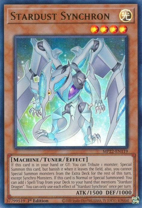 Stardust Synchron [MP22-EN119] Ultra Rare (ONLINE ORDER ONLY)