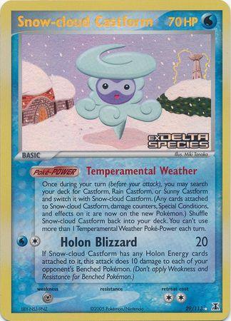 Snow-cloud Castform (29/113) (Stamped) [EX: Delta Species] (Online Only)