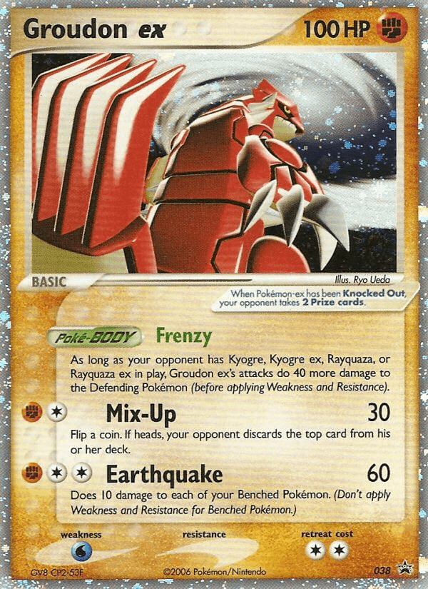 Groudon ex (038) [Nintendo: Black Star Promos] (Online Only)
