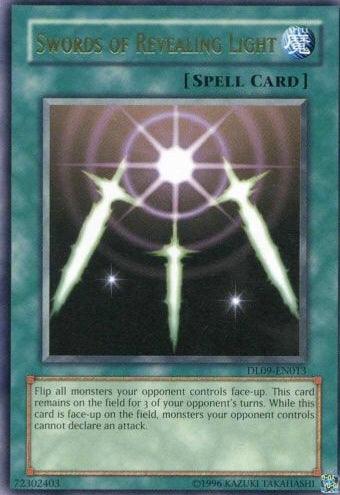 Swords of Revealing Light (Green) [DL09-EN013] Rare (ONLINE ORDER ONLY)