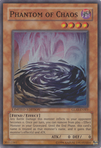 Phantom of Chaos [GLAS-ENSE1] Super Rare (ONLINE ORDER ONLY)