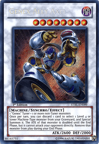 Genex Ally Axel [STBL-EN099] Secret Rare (ONLINE ORDER ONLY)