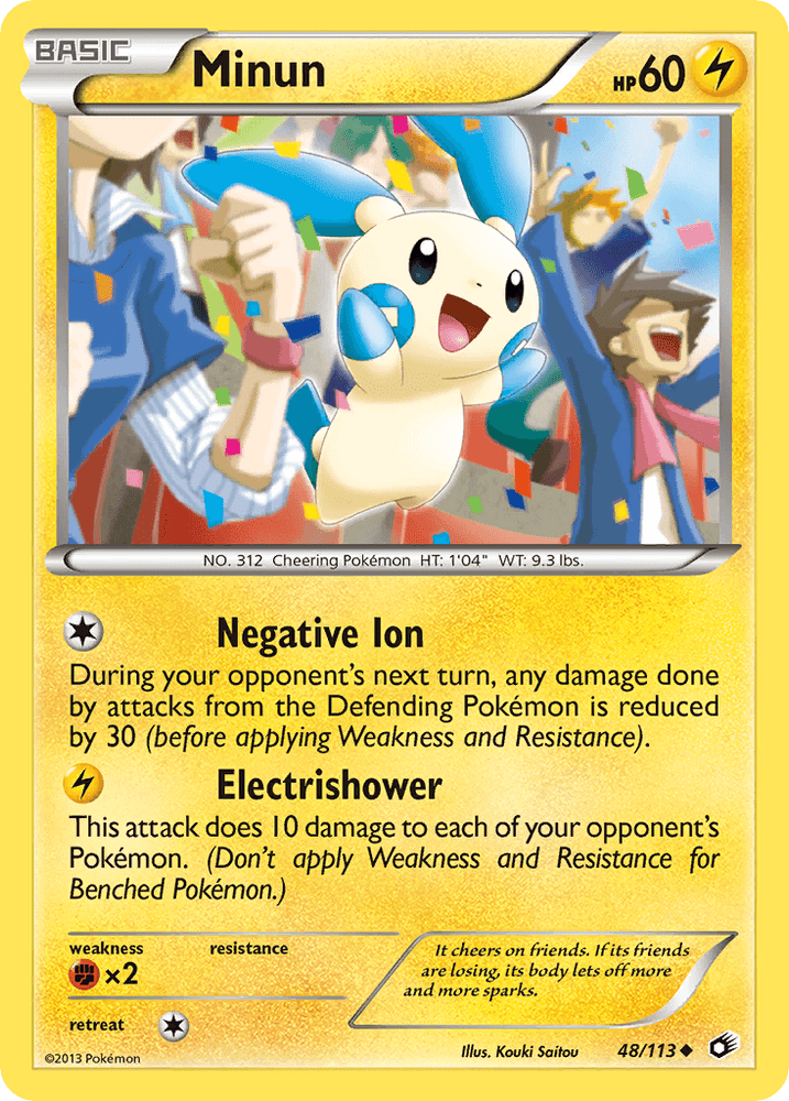 Minun (48/113) [Black & White: Legendary Treasures] (Online Only)