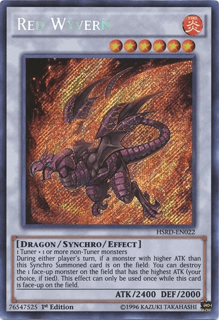 Red Wyvern [HSRD-EN022] Secret Rare (ONLINE ORDER ONLY)
