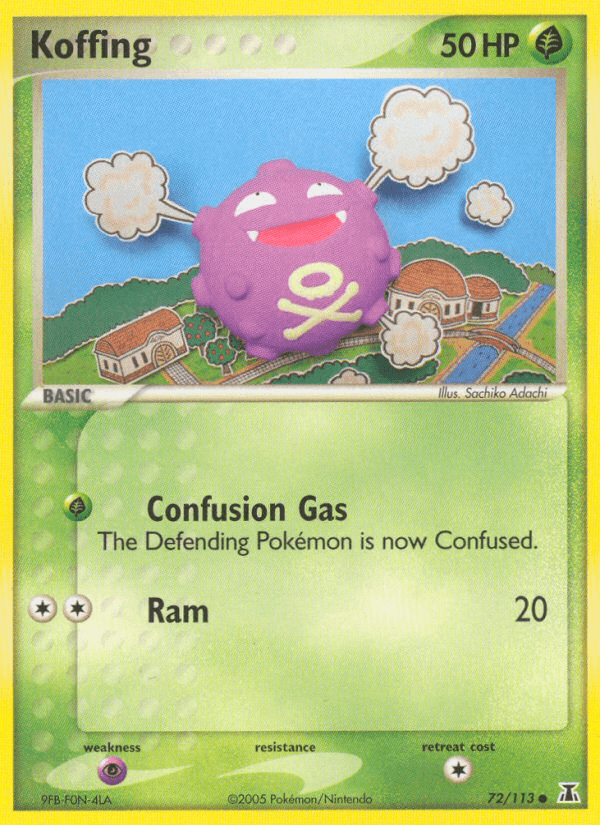 Koffing (72/113) [EX: Delta Species] (Online Only)