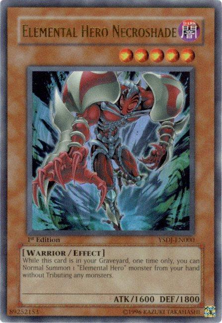 Elemental HERO Necroshade [YSDJ-EN000] Ultra Rare (ONLINE ORDER ONLY)