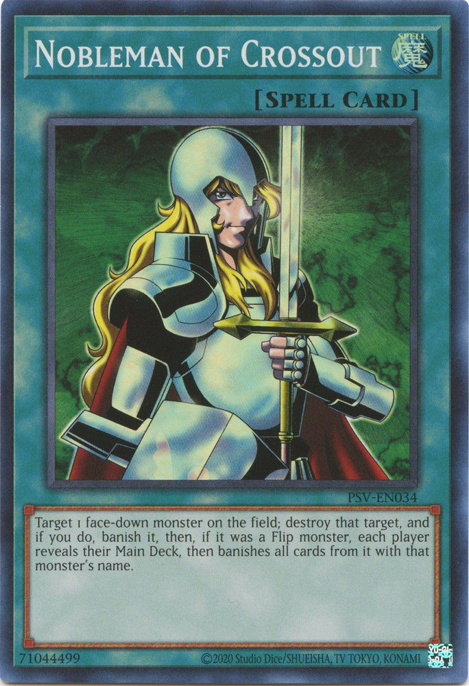 Nobleman of Crossout (25th Anniversary) [PSV-EN034] Super Rare (ONLINE ORDER ONLY)