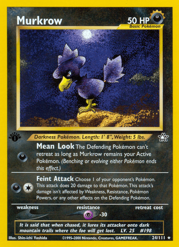 Murkrow (24/111) [Neo Genesis 1st Edition] (Online Only)