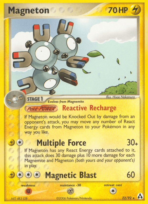 Magneton (22/92) [EX: Legend Maker] (Online Only)