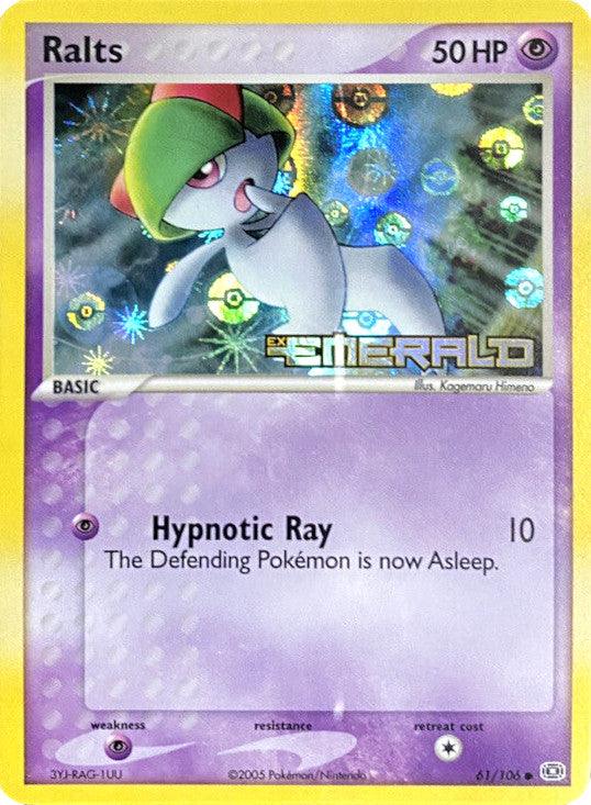 Ralts (61/106) (Stamped) [EX: Emerald] (Online Only)