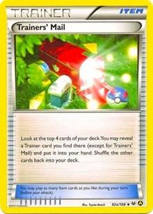 Trainers' Mail (92a/108) (Alternate Art Promo) [XY: Roaring Skies] (Online Only)