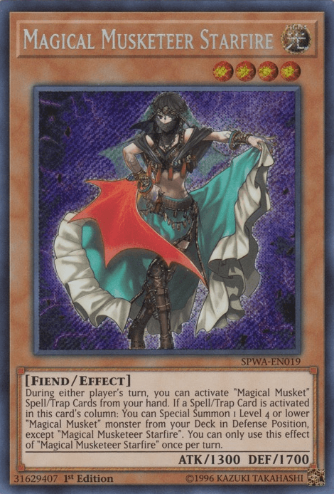Magical Musketeer Starfire [SPWA-EN019] Secret Rare (ONLINE ORDER ONLY)