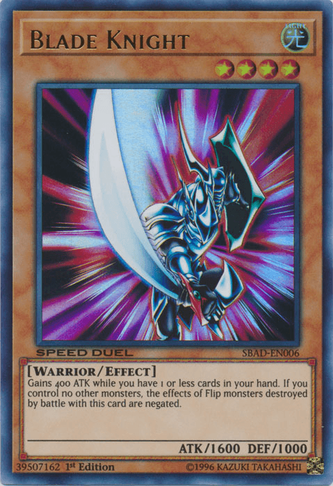 Blade Knight [SBAD-EN006] Ultra Rare (ONLINE ORDER ONLY)
