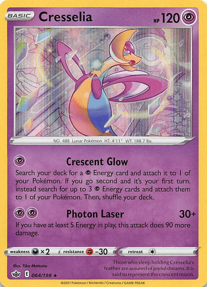 Cresselia (064/198) [Sword & Shield: Chilling Reign] (Online Only)