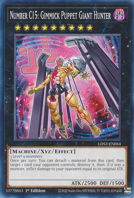 Number C15: Gimmick Puppet Giant Hunter [LDS3-EN064] Common (ONLINE ORDER ONLY)