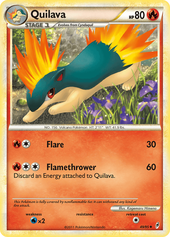 Quilava (49/95) [HeartGold & SoulSilver: Call of Legends] (Online Only)