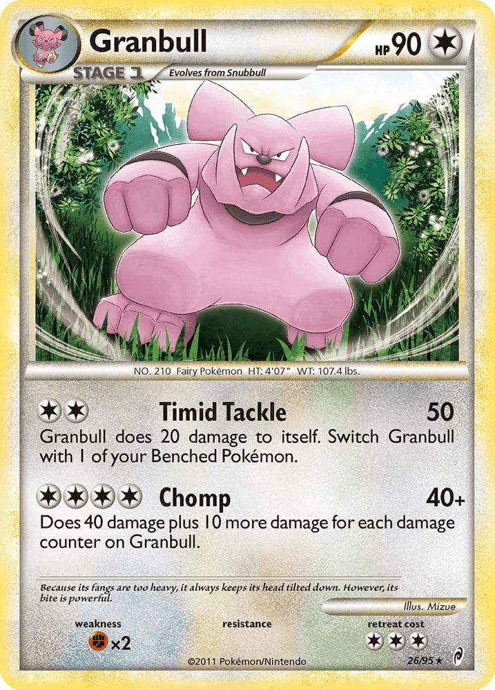 Granbull (26/95) [HeartGold & SoulSilver: Call of Legends] (Online Only)