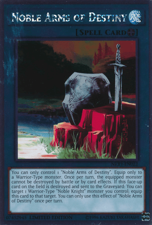 Noble Arms of Destiny [NKRT-EN022] Platinum Rare (ONLINE ORDER ONLY)