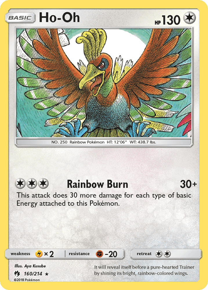 Ho-Oh (160/214) [Sun & Moon: Lost Thunder] (Online Only)