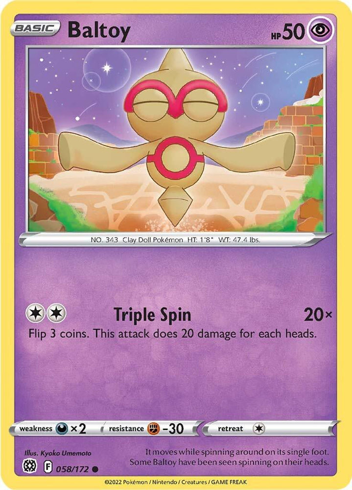 Baltoy (058/172) [Sword & Shield: Brilliant Stars] (Online Only)