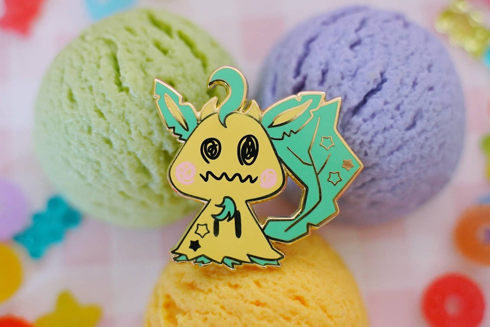 Pokemon: Mimikyu Leafeon Enamel Pin (ONLINE ORDER ONLY)