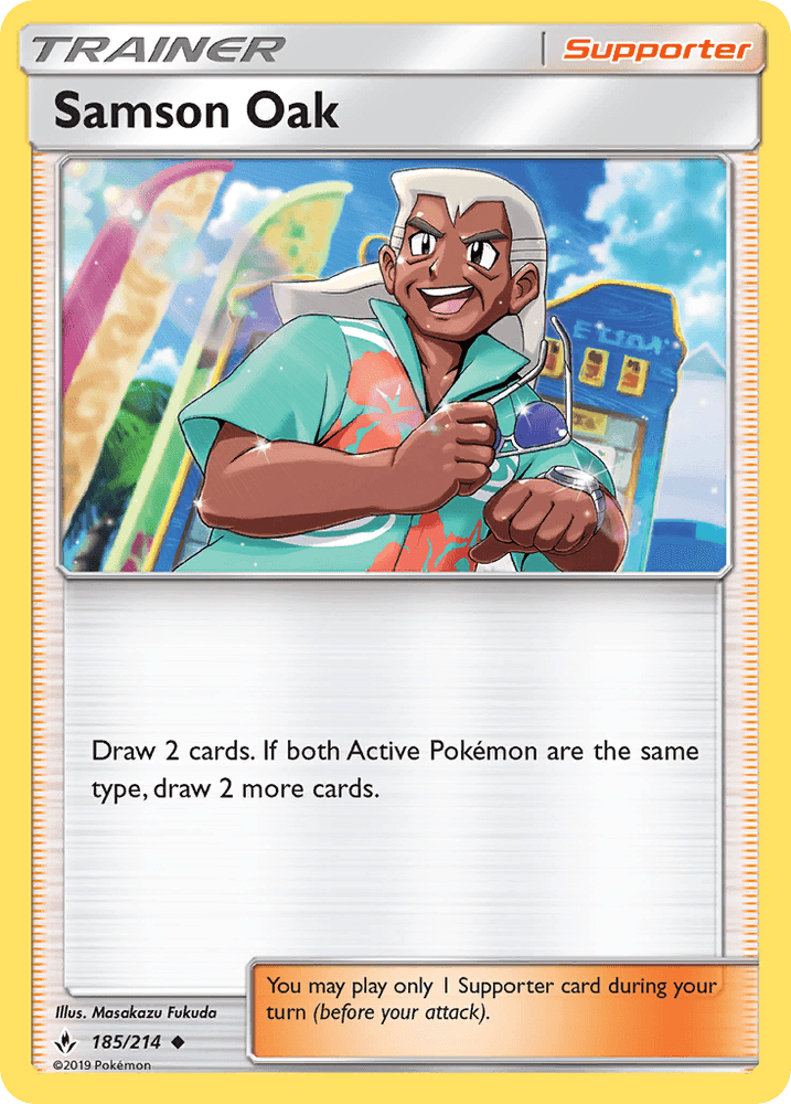 Samson Oak (185/214) [Sun & Moon: Unbroken Bonds] (Online Only)