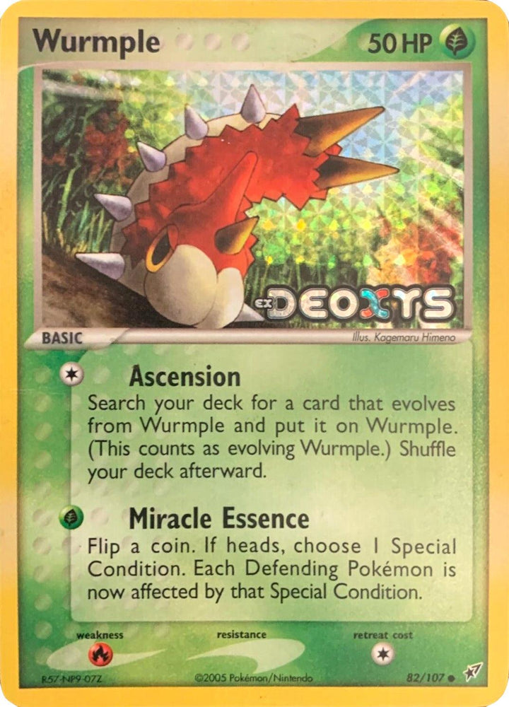 Wurmple (82/107) (Stamped) [EX: Deoxys] (Online Only)
