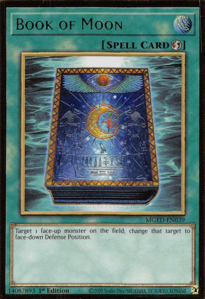 Book of Moon [MGED-EN039] Gold Rare (ONLINE ORDER ONLY)