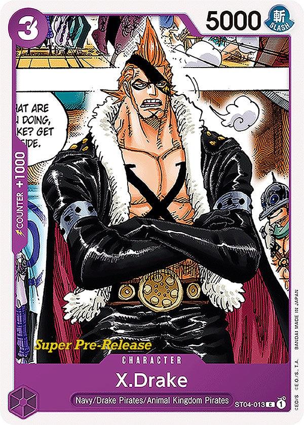 X.Drake [Super Pre-Release Starter Deck: Animal Kingdom Pirates] (ONLINE ORDER ONLY)