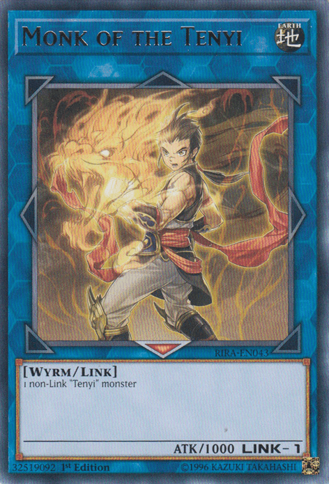 Monk of the Tenyi [RIRA-EN043] Rare (ONLINE ORDER ONLY)