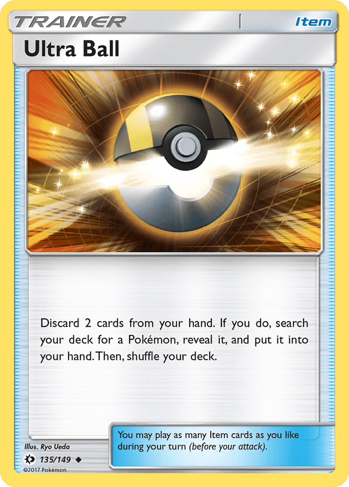 Ultra Ball (135/149) [Sun & Moon: Base Set] (Online Only)