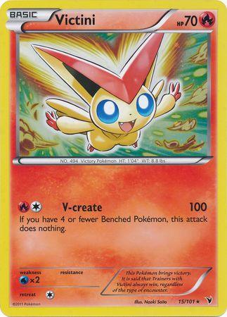 Victini (15/101) (Jumbo Card) [Black & White: Noble Victories] (Online Only)