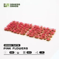 Gamers Grass Tufts: Pink Flowers- Wild (ONLINE ORDER ONLY)