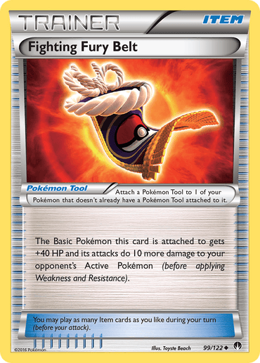 Fighting Fury Belt (99/122) [XY: BREAKpoint] (Online Only)