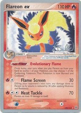 Flareon ex (108/113) (Eeveelutions - Jimmy Ballard) [World Championships 2006] (Online Only)