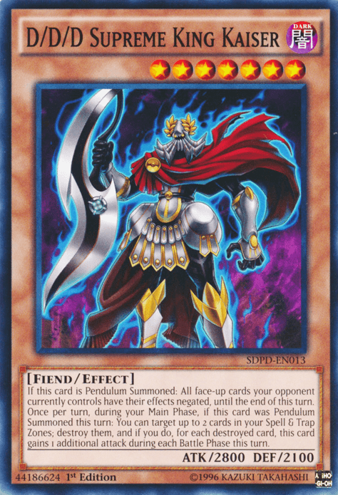 D/D/D Supreme King Kaiser [SDPD-EN013] Common (ONLINE ORDER ONLY)