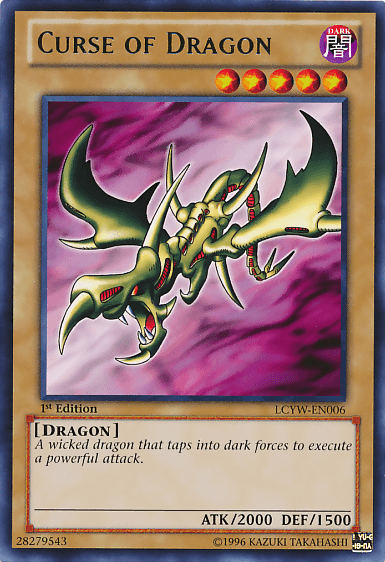 Curse of Dragon [LCYW-EN006] Rare (ONLINE ORDER ONLY)