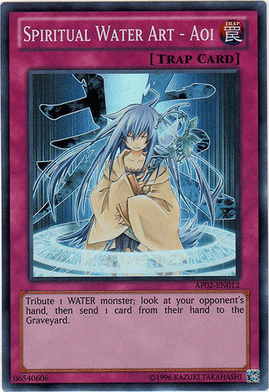 Spiritual Water Art - Aoi [AP02-EN012] Super Rare (ONLINE ORDER ONLY)