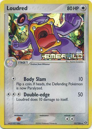 Loudred (35/106) (Stamped) [EX: Emerald] (Online Only)