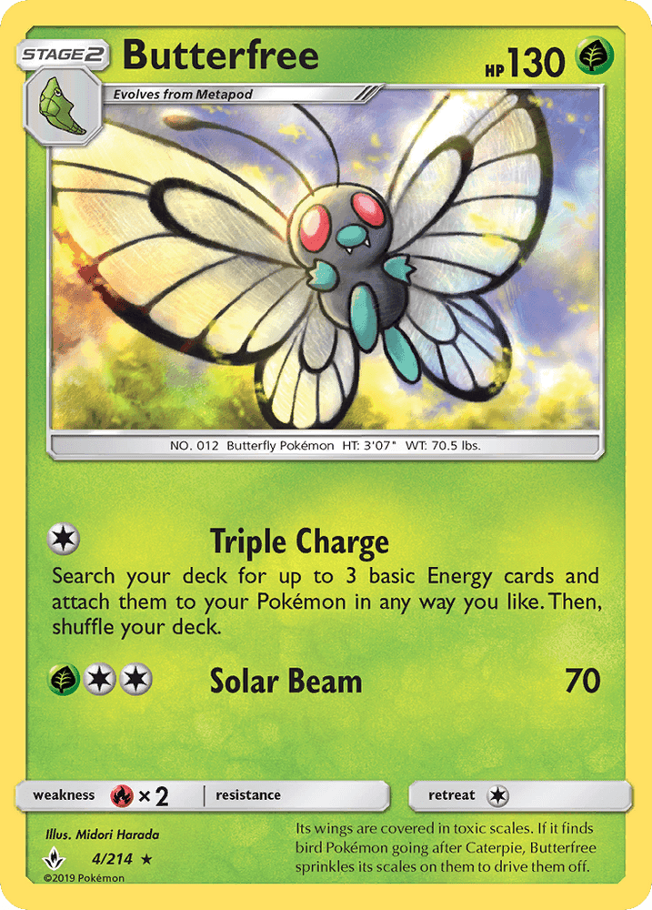 Butterfree (4/214) [Sun & Moon: Unbroken Bonds] (Online Only)