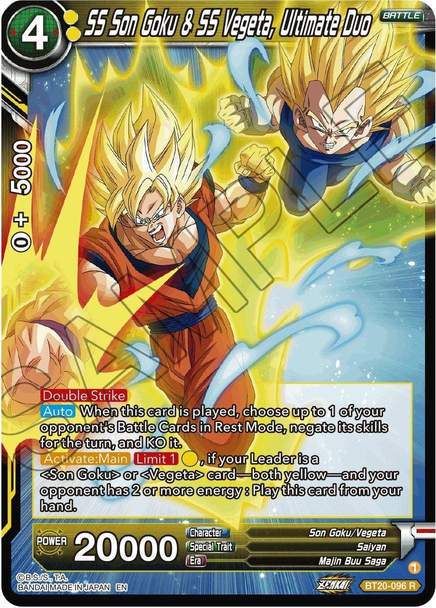 SS Son Goku & SS Vegeta, Ultimate Duo (BT20-096) [Power Absorbed] (ONLINE ORDER ONLY)