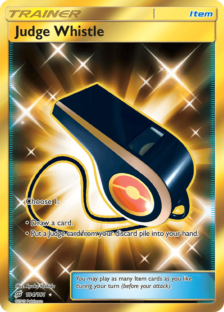 Judge Whistle (194/181) [Sun & Moon: Team Up] (Online Only)