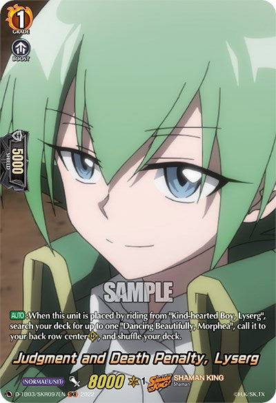 Judgment and Death Penalty, Lyserg (D-TB03/SKR097EN) [Shaman King]