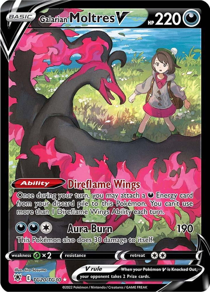 Galarian Moltres V (TG20/TG30) [Sword & Shield: Astral Radiance] (Online Only)