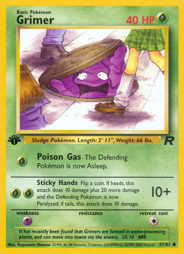 Grimer (57/82) [Team Rocket 1st Edition] (Online Only)