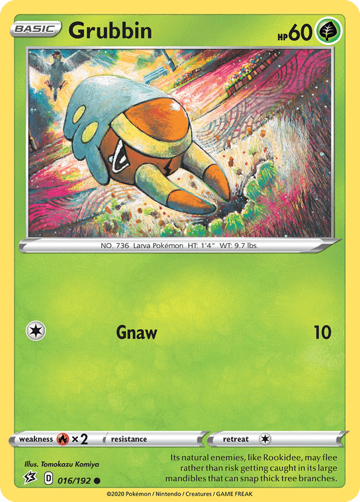Grubbin (016/192) [Sword & Shield: Rebel Clash] (Online Only)