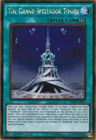 The Grand Spellbook Tower [PGL2-EN057] Gold Rare