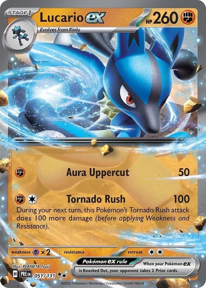 Lucario ex (051/131) [Scarlet & Violet: Prismatic Evolutions] (Online Only)