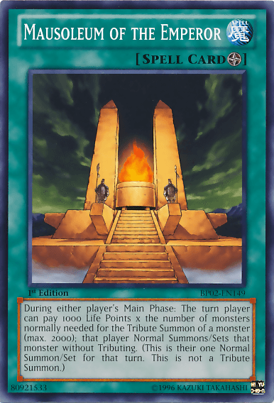 Mausoleum of the Emperor [BP02-EN149] Common (ONLINE ORDER ONLY)