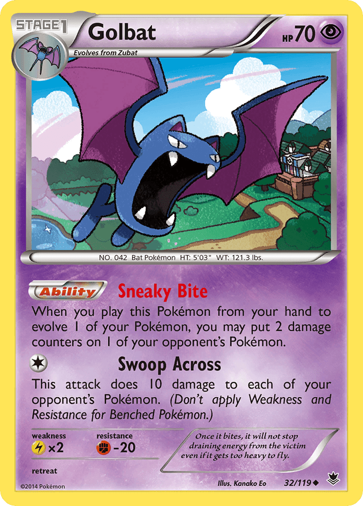 Golbat (32/119) [XY: Phantom Forces] (Online Only)
